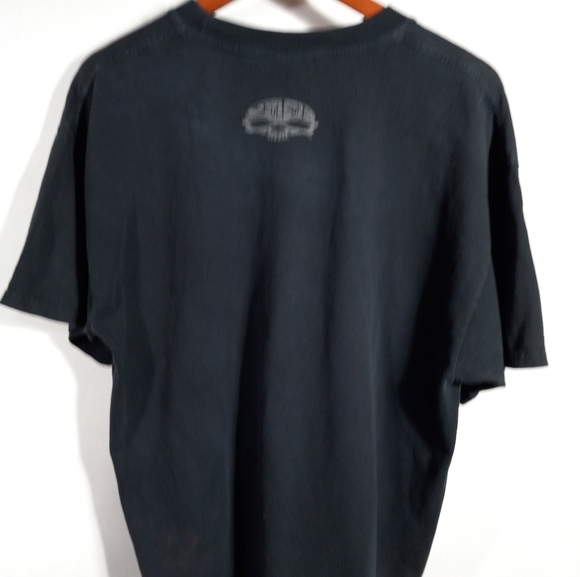 Skul Bone kristopher frisk Skull and crossbones distressed t-shirt xl - Picture 6 of 8